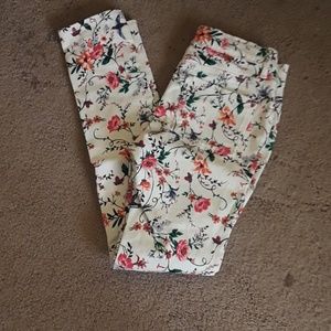 Rockstar Multi color floral Jeggings